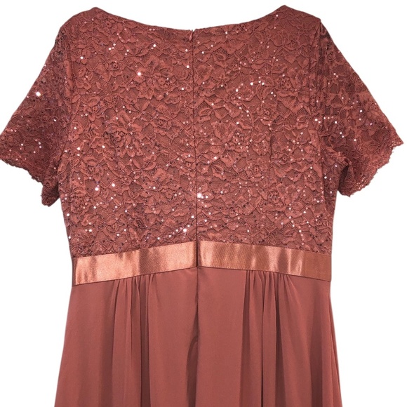 Women’s Elegant Deep V-Neck Dress size XXL - Picture 5 of 10